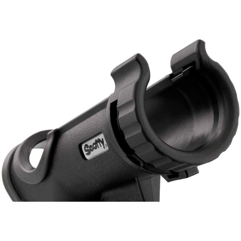 Scotty #230-BK Powerlock Black Rod Holder with #241 Side Deck Mount - Image 5